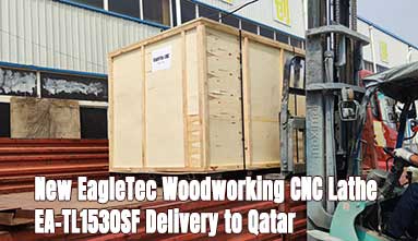 New EagleTec Woodworking CNC Lathe EA-TL1530SF Delivery to Qatar