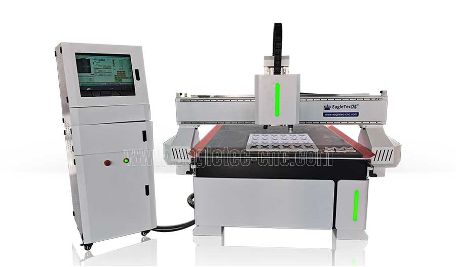 Oscillating Tangential Knife CNC Router Combo with CCD for Sale