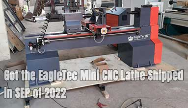 Got the EagleTec Mini CNC Lathe Shipped in September of 2022
