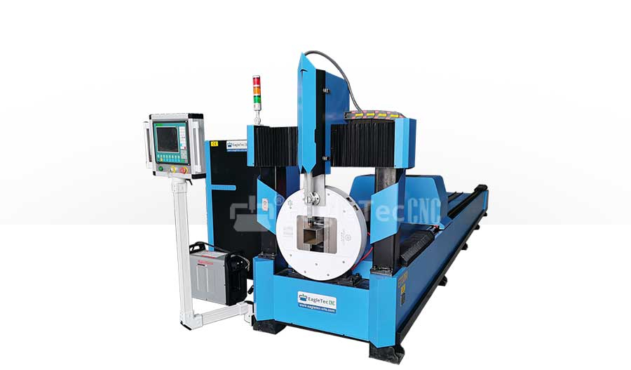High Definition CNC Plasma Square Tube Cutter Machine For Sale