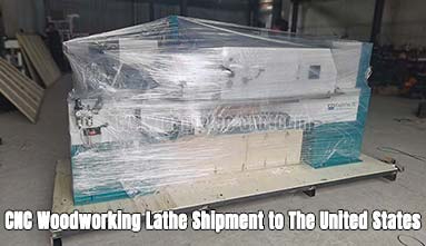 CNC Woodworking Lathe Shipment to The United States