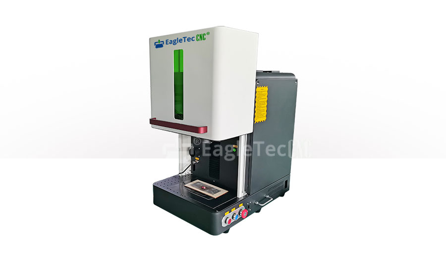 Mini Fiber Laser Marking Machine with Enclosure - EagleTec